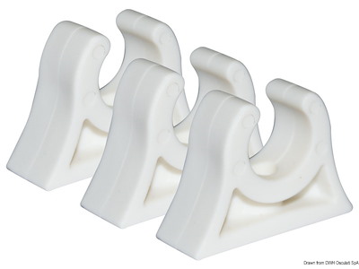 Clip nera per tubi 60/65 mm 
