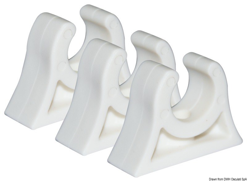 Clip nera per tubi 60/65 mm 
