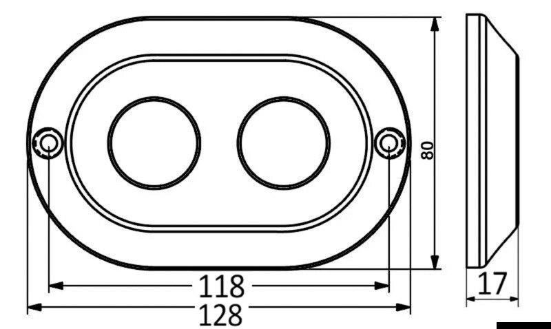 Luci subacquee LED per plancette, specchi poppa e carene