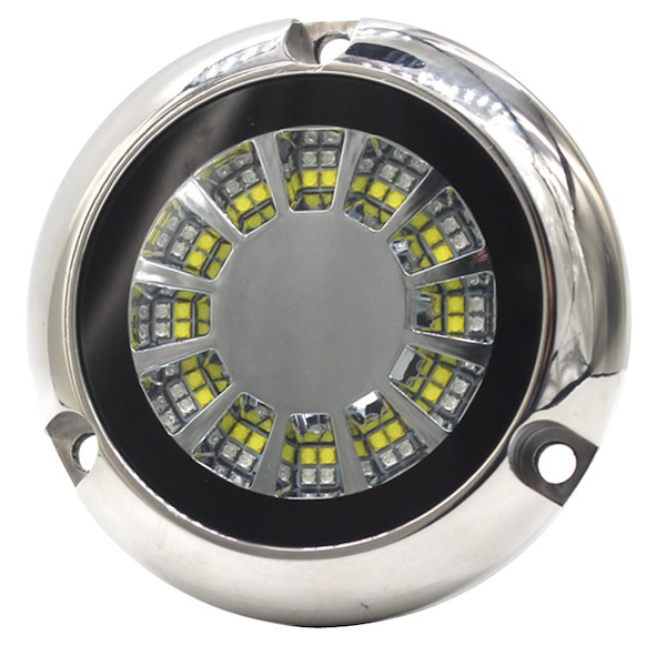 Luci subacquee per plancette, specchi di poppa e carene