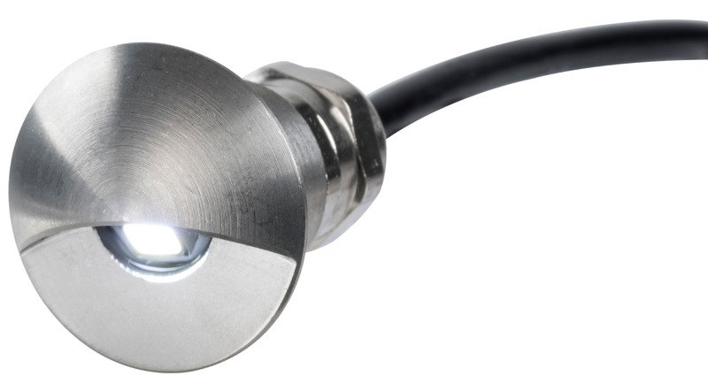 Luci di cortesia LED ultracompatto con look minimalista - verso il basso