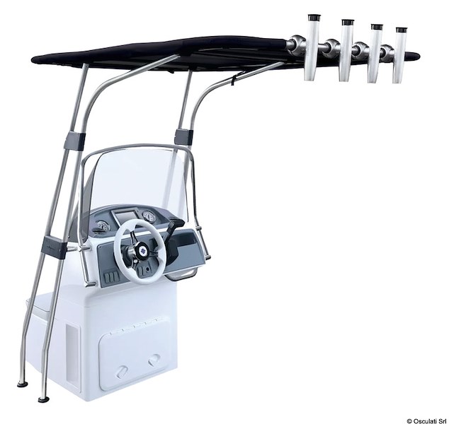 T-Top in alluminio anodizzato