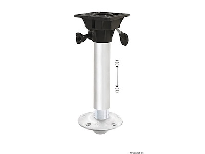 Supporto sedile Waverider con ammortizzatore, testa girevole e base in alluminio ad incasso