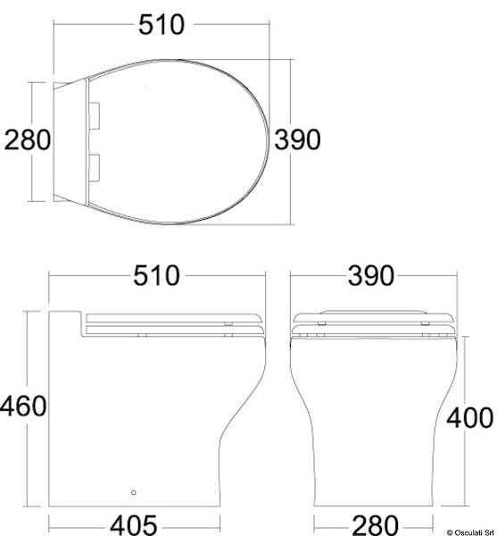 WC elettrico TECMA Silence Plus 2G Black Edition