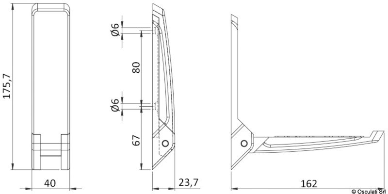Gradino abbattibile Specter 