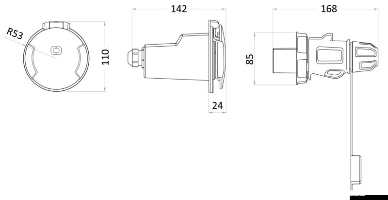 Presa e spina corrente Cruiser 32A