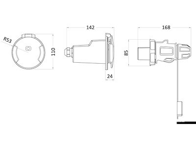 Presa e spina corrente Cruiser 32A