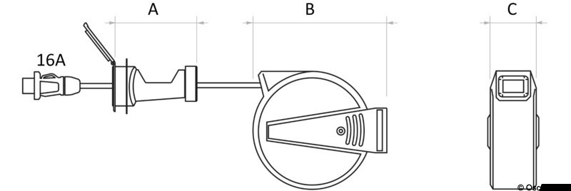 Cavo elettrico avvolgibile a scomparsa
