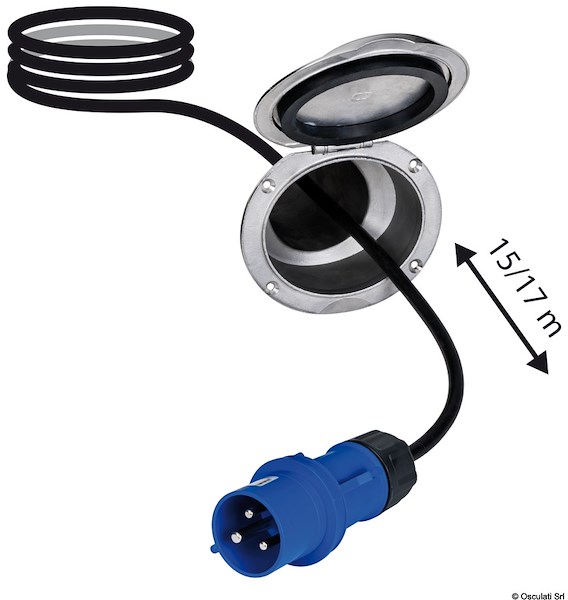 Cavo elettrico avvolgibile a scomparsa