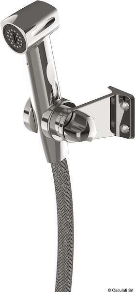 Staffa a parete per docce in acciaio inox