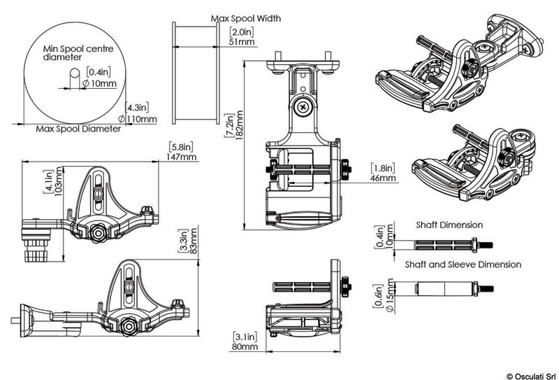 Spooling Station Fixed or StarPort Mount 