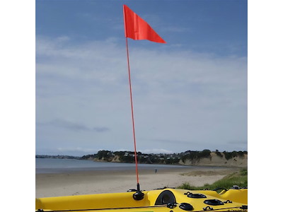 Flag Whip & Pennant Black Base 