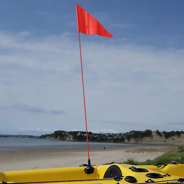 Flag Whip & Pennant Black Base 