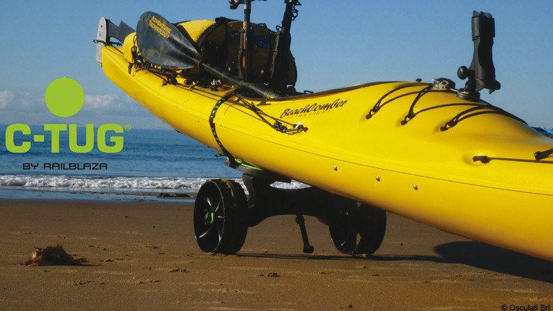 Carrello C-TUG con ruote Kiwi RAILBLAZA