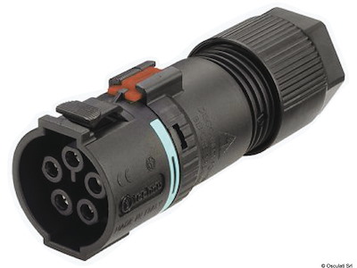 Presa/Spina volante 2/3/4 poli conn. a scatto 