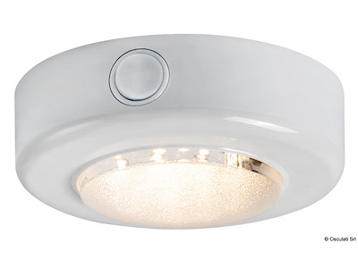 Plafoniera LED in ABS bianca 