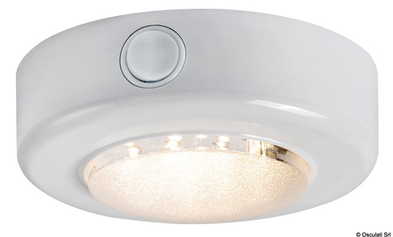 Plafoniera LED in ABS bianca 