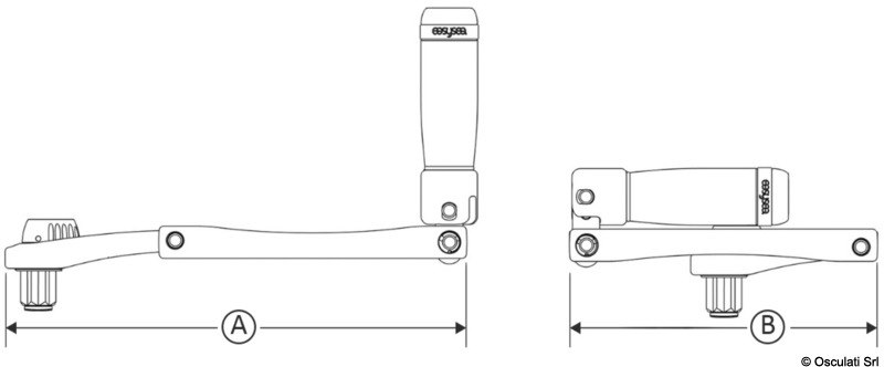 Maniglia pieghevole per winch FLIPPER™
