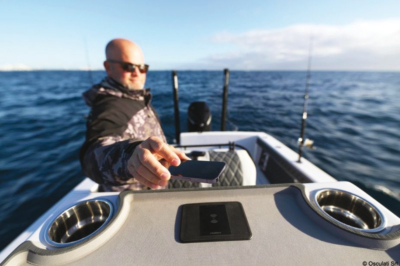 Caricabatterie wireless stagno ROKK - 3 Coil 15W