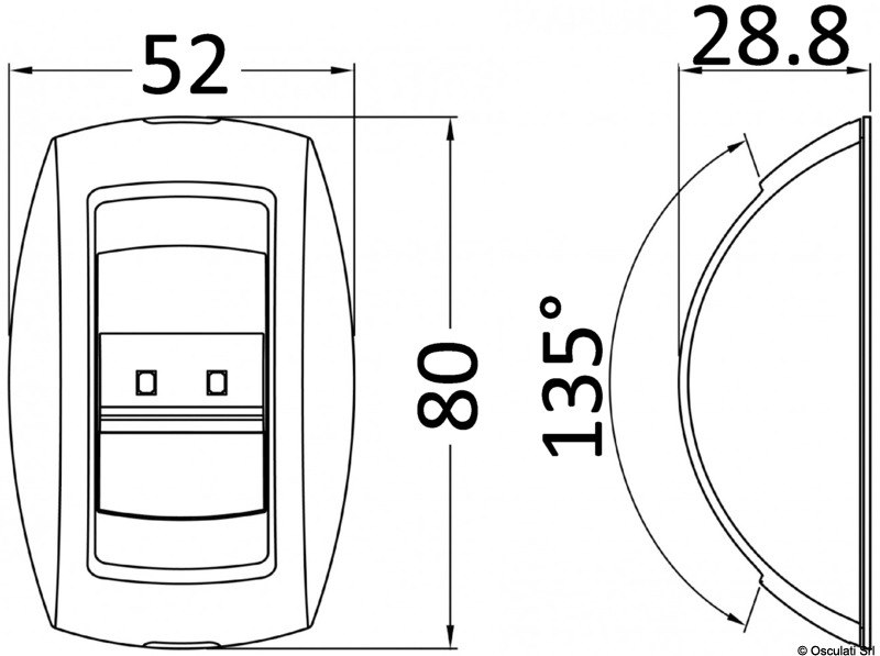 Luci di via compatte con corpo in policarbonato bianco