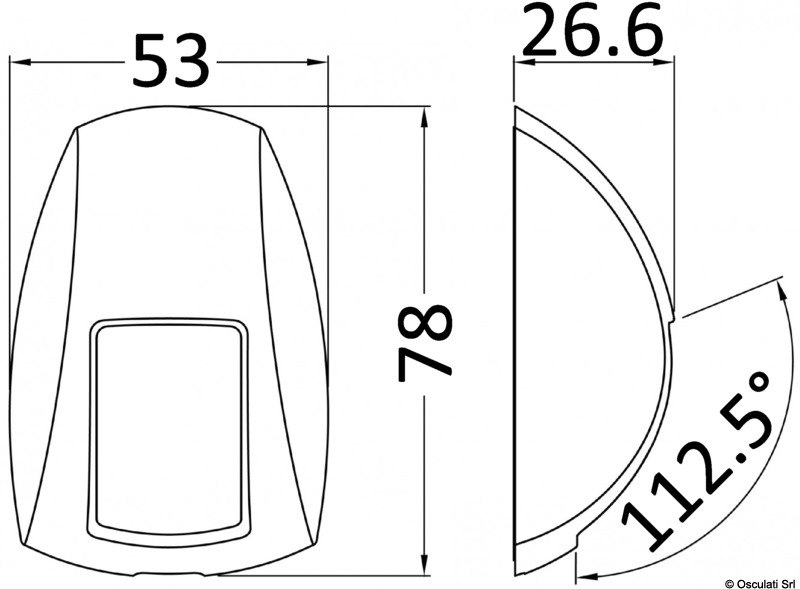 Luci di via compatte con corpo in policarbonato bianco