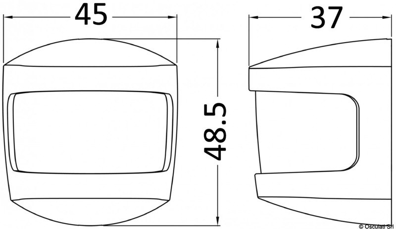 Luci di via compatte con corpo in policarbonato bianco