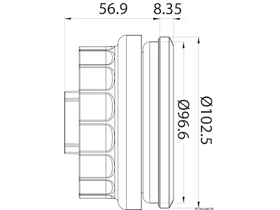Strumento multifunzione LCD per fuoribordo Yamaha 