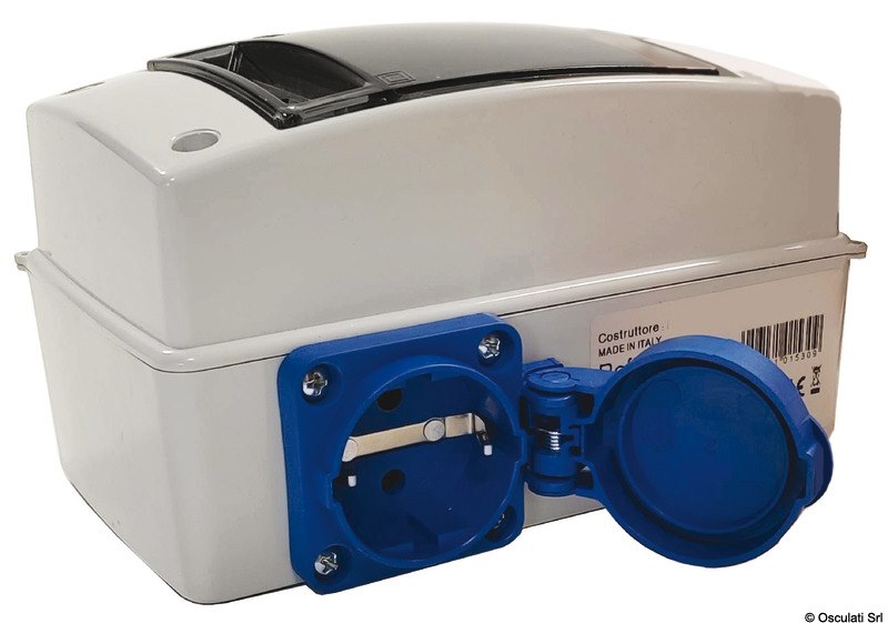 Quadro elettrico 16 A con presa shuko 