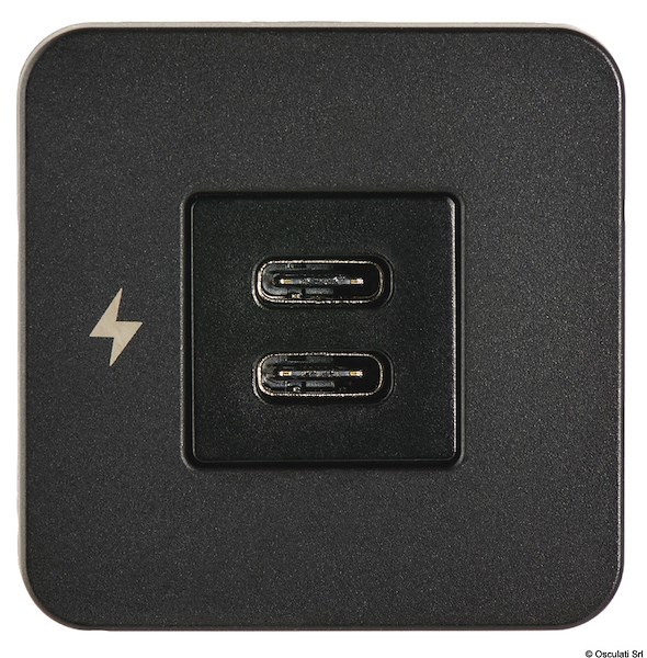 Presa doppia USB-A + USB-C SCANSTRUT Tile