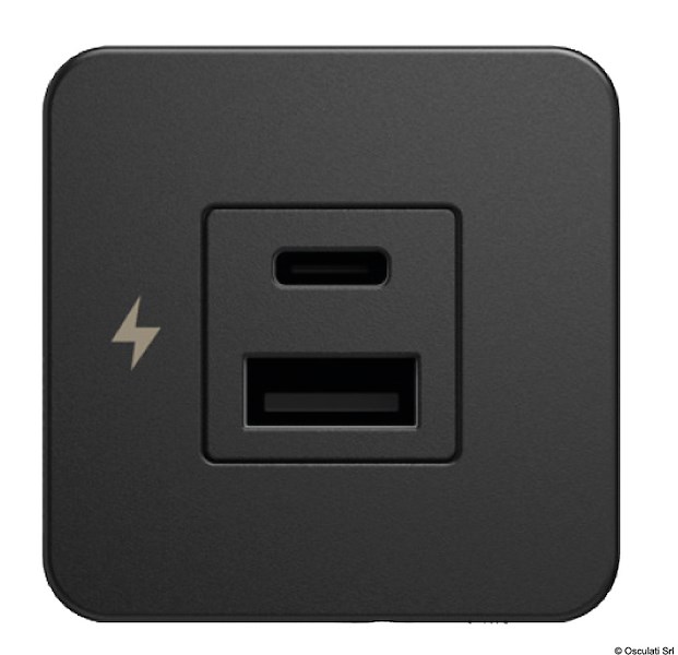Presa doppia USB-A + USB-C SCANSTRUT Tile