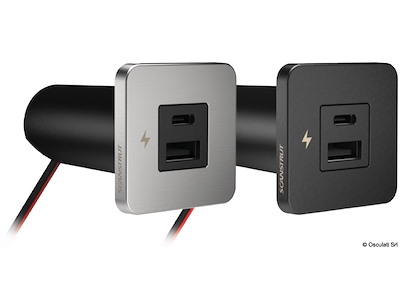 Presa doppia USB-A + USB-C SCANSTRUT Tile