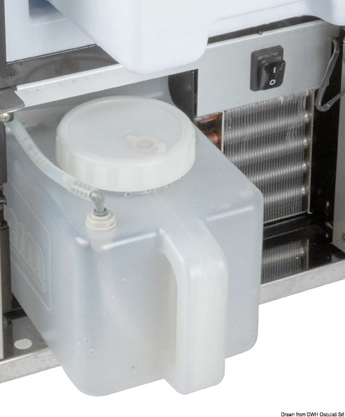 Fabbricatore di ghiaccio ISOTHERM AC/DC inox Clean Touch