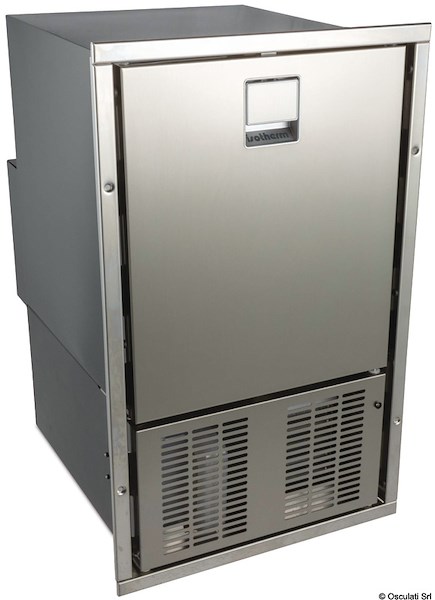 Fabbricatore di ghiaccio ISOTHERM AC/DC inox Clean Touch