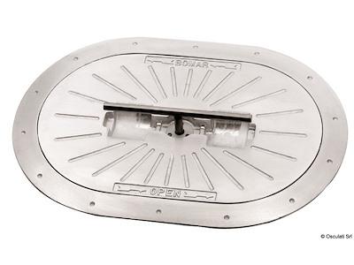 Portello d'ispezione stagno in alluminio 