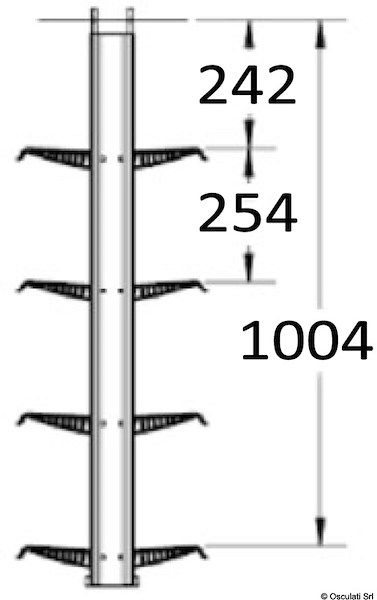 Scalette di poppa a scomparsa ATTWOOD