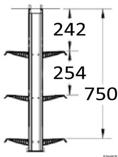 Scalette di poppa a scomparsa ATTWOOD