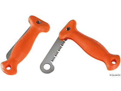 Coltello pieghevole per zattere 