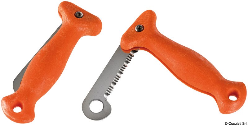 Coltello pieghevole per zattere 