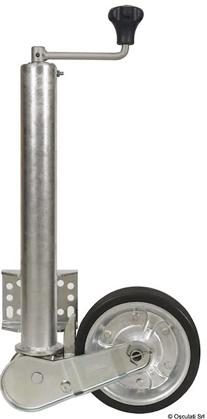 Ruotino pesante 60 mm piastra fiss. ribaltamento auto 