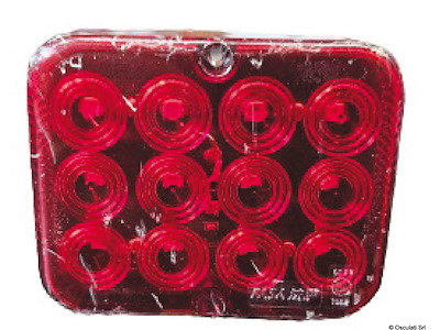 Fanale retronebbia led con cavo 12 V 