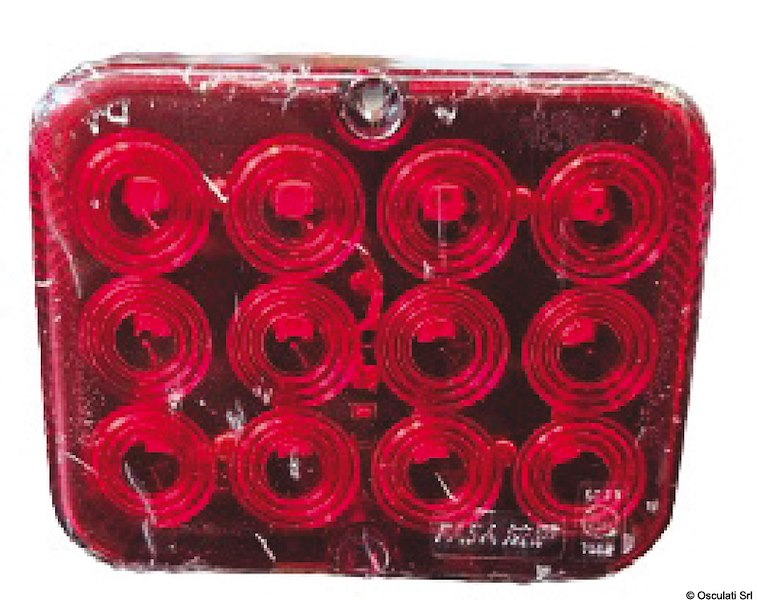 Fanale retronebbia led con cavo 12 V 