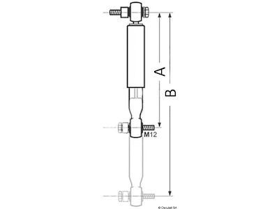Ammortizzatore per Al-ko 1500 kg/3000 kg 
