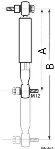 Ammortizzatore per Al-ko 1500 kg/3000 kg 