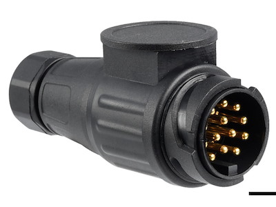 Spina 13 poli con 13 contatti rimorchi  