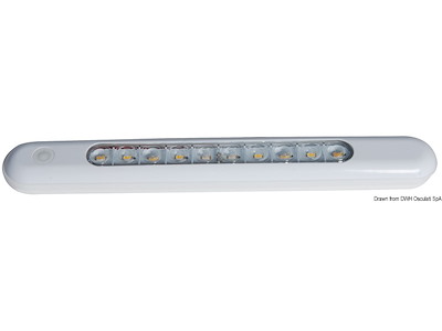 Plafoniera LED da appoggio 310x40x15 mm 