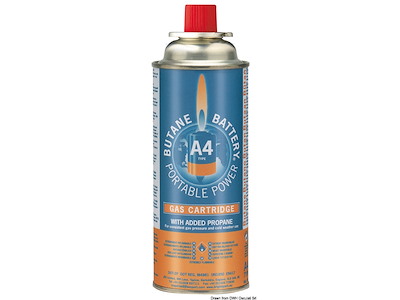 Fornello portatile per bomboletta a cartuccia incorporata