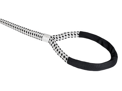 Cima ormeggio con anello impiombato e cover di rinforzo