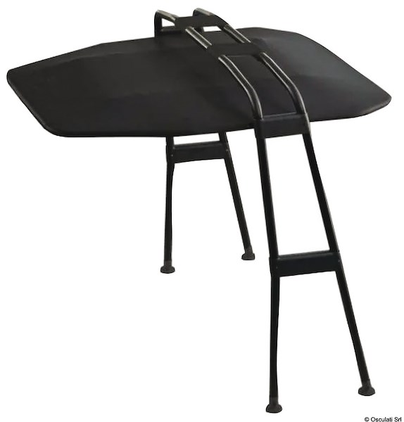 Targa Top II in alluminio nero