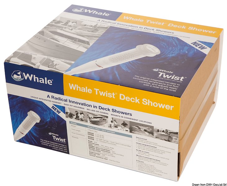 Doccia integrata WHALE Twist Mk2