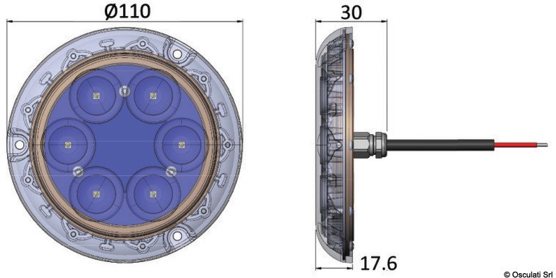 Luce subacquea BLUEFIN LED PIRANHA P12